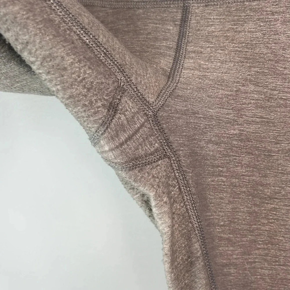 Retro Lululemon Wunder Under Grey 23” Cropped Leggings Soft Brushed Low Rise 6 - Picture 5 of 11